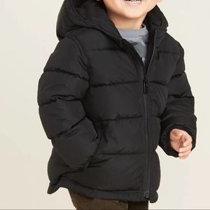 NEW! Toddler Puffer Coat - Old Navy - 2T Black